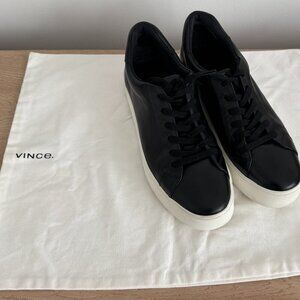 Vince Leather Platform Sneaker - Size 8.5